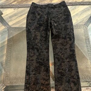 Rachel Zoe Silver & Black Dress Pants size 2 fits like a 0.